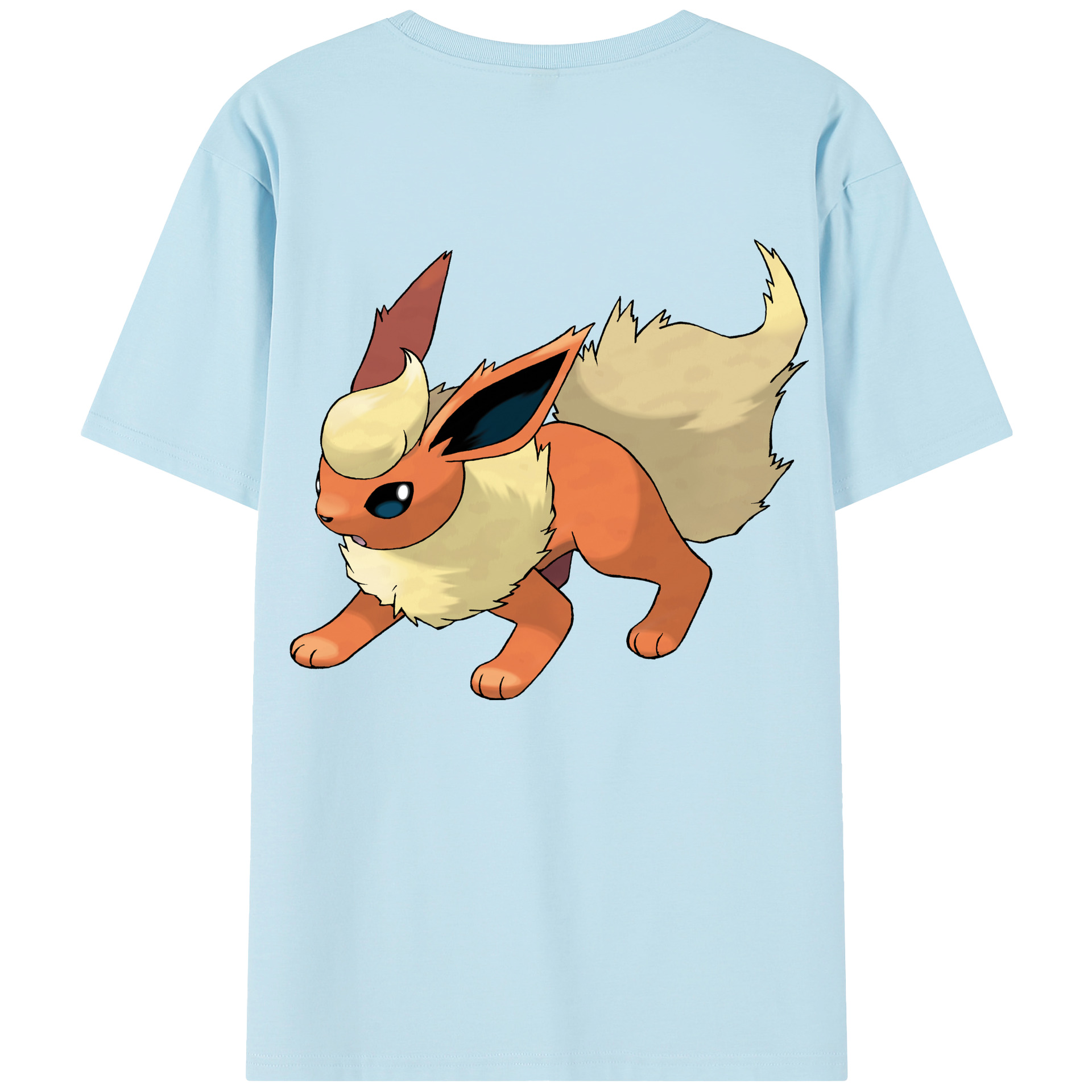 （画像用） ポケットモンスター Pokémon 綿100％半袖Tシャツ（背面プリント）
